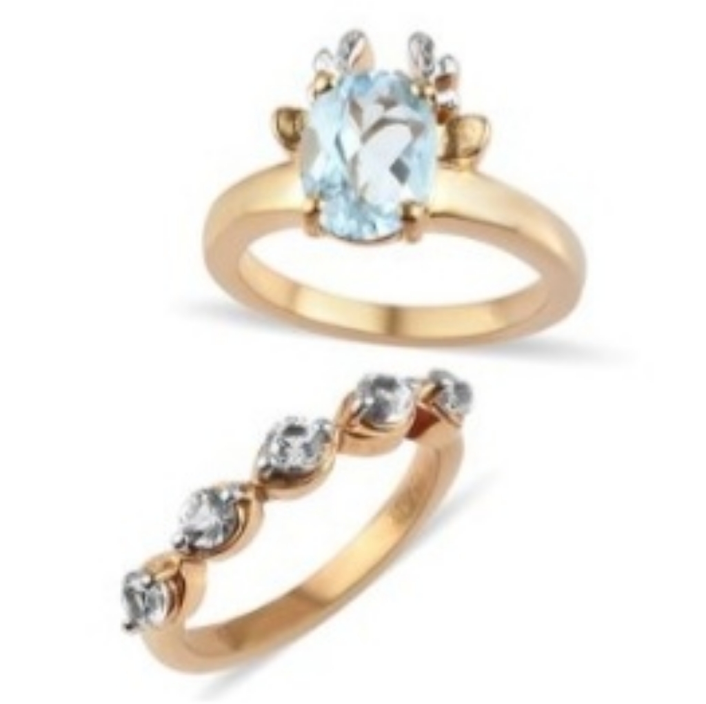 Karis Skyblue Topaz Ring 20$